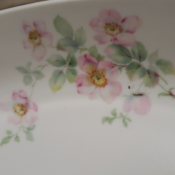 Edelstein Bavaria Soft Pink Roses Pattern # 1239 v.4 Rectangular Serving Bowl - Picture 3 of 7